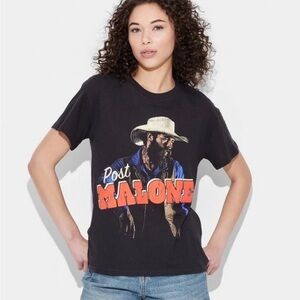 Post Malone Graphic Short Sleeve Tee - Black XS NWT